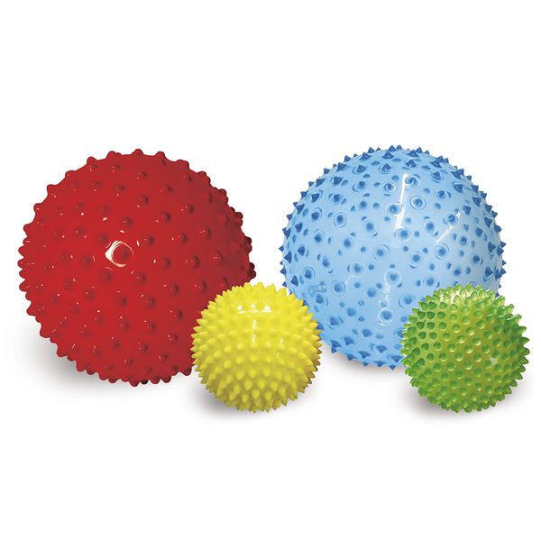 edushape - Sensory Balls for Baby Motor Skills &amp; Tactile Play - 4-Pack