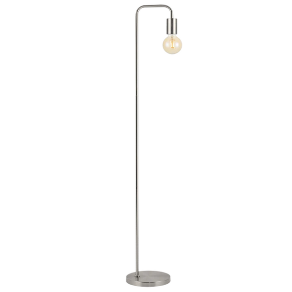 Floor Lamp with Foot Switch - Satin - 170cm