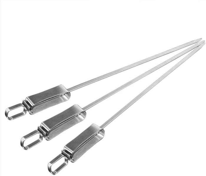 Premium Stainless Steel BBQ Skewers - Set of 10