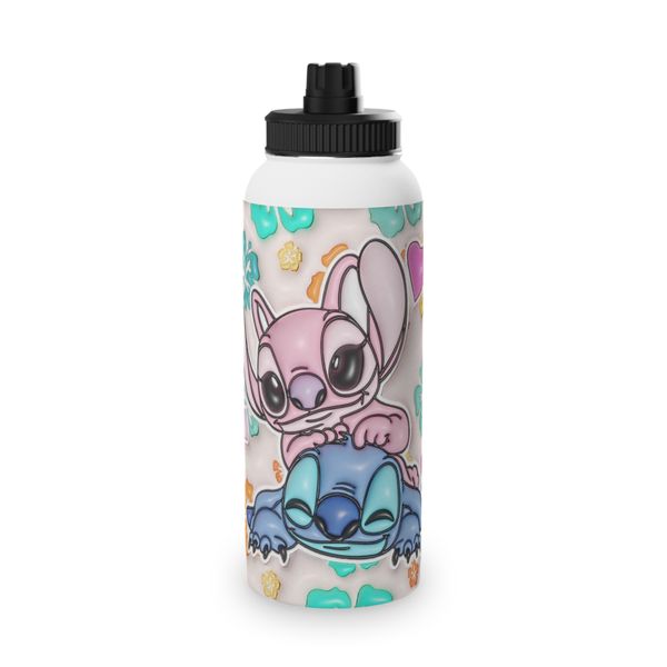 3D Print Stitch&amp; Angel 850ml Metal Water Bottle