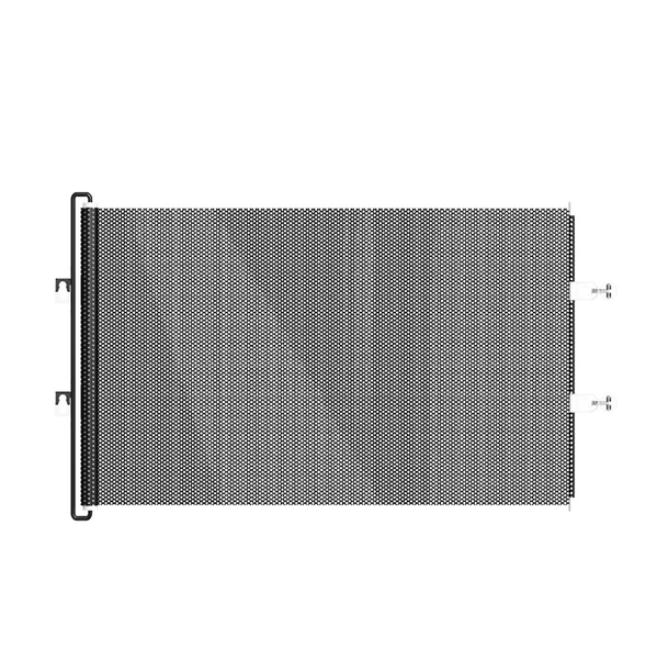 Scalable Pet Fence, Anti Pet Jumping Partition Fence 140x85cm-Black