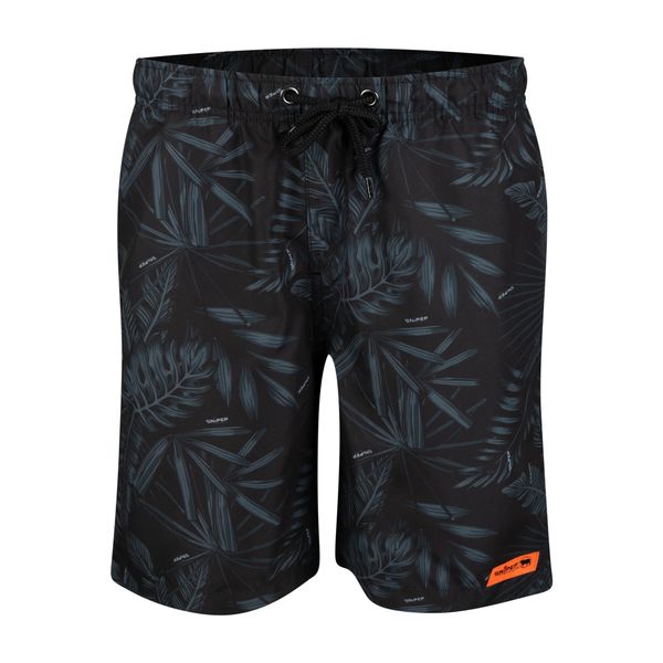 Sniper Africa Black Rain Forest Men's Swim Shorts