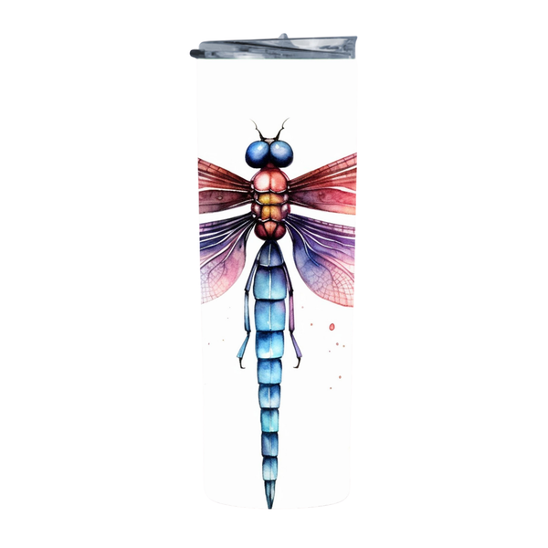Water Color Dragonfly 30 20 Oz Straight Skinny Tumbler 202