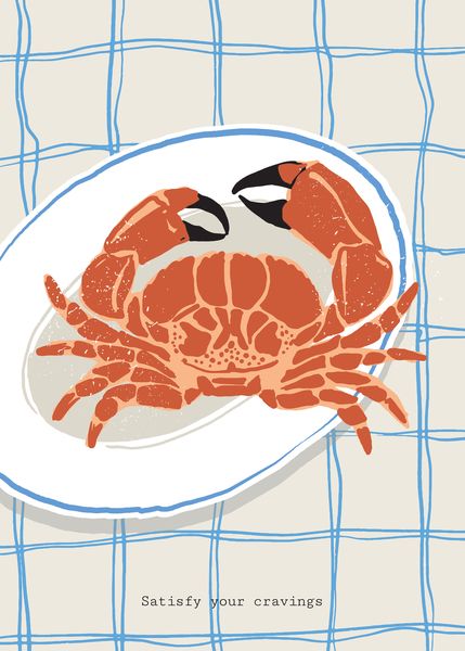 Crab Wall Print