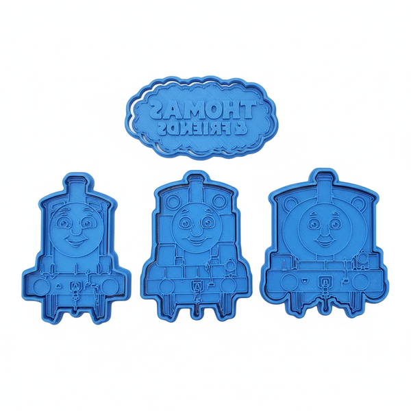 Thomas &amp; Friends Cookie Cutter &amp; Stamp Set - 4 Piece - Medium Size