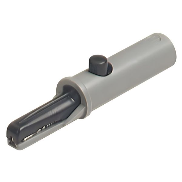 AK10 4mm Fully Insulated Crocodile Clip, 60VDC, 6A, 6mm Clamping Range