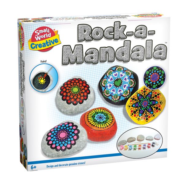 Small World Toys Rock-a-Mandala Arts &amp; Crafts Kit
