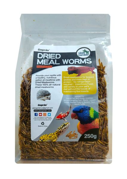Giangarden Dried Meal Worms 250G