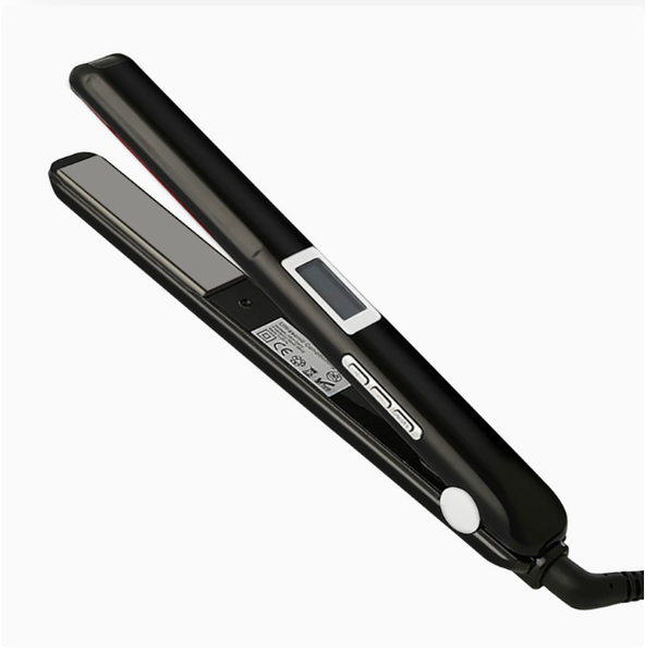 Ultrasonic Hair Straightener (Black) 1 Set