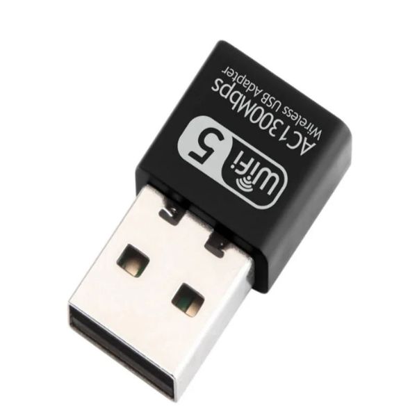 1300Mbps Mini WiFi 5 USB Adapter AC1300 Dual Band