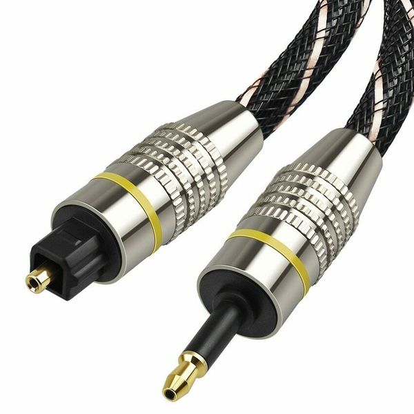 Digital Sound Toslink to Mini Toslink Cable 3.5mm SPDIF Optical Cable 5M