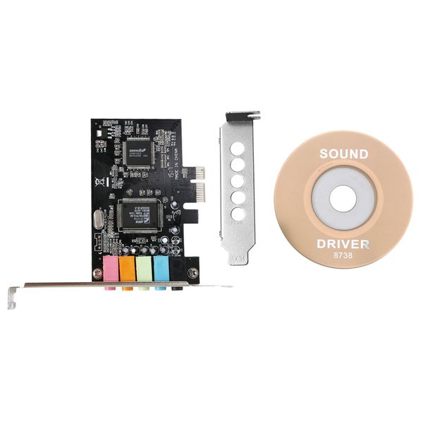 PCIe Sound Card 5.1 for PC with High Direct Sound Performance