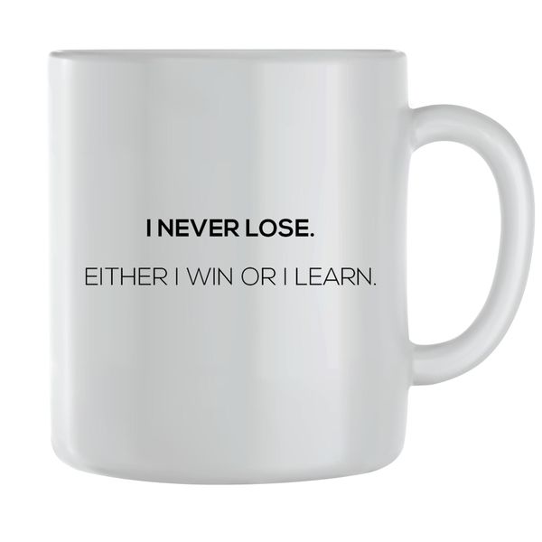 Win Coffee Mugs for Men Women with Motivational Graphic Saying Cup Gift 173