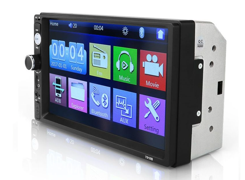 7" Car Media Player - USB / SD Player with FM Tuner