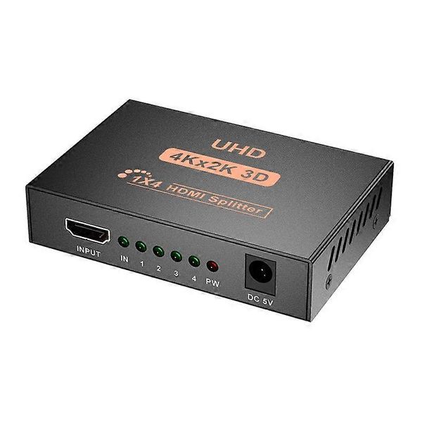 4k 1x4 Splitter By 1 Port To 4 Display Duplicate/mirror Usb Powered Splitter For Ps5 (one To Four O