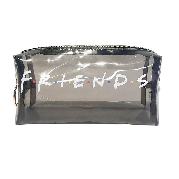 Friends Charcoal Clear PVC Bag