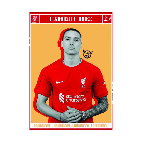 Darwin Núñez Liverpool - A1 poster