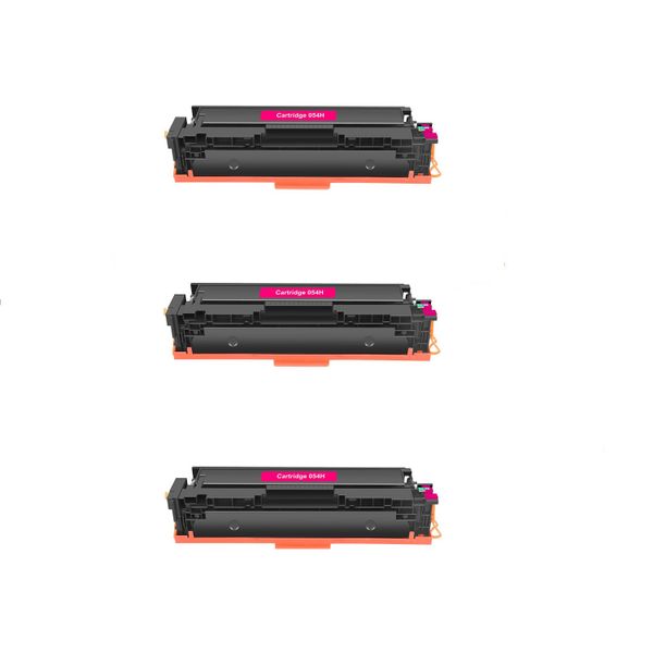 Compatible Toner is compatible with Canon 054H Magenta x 3