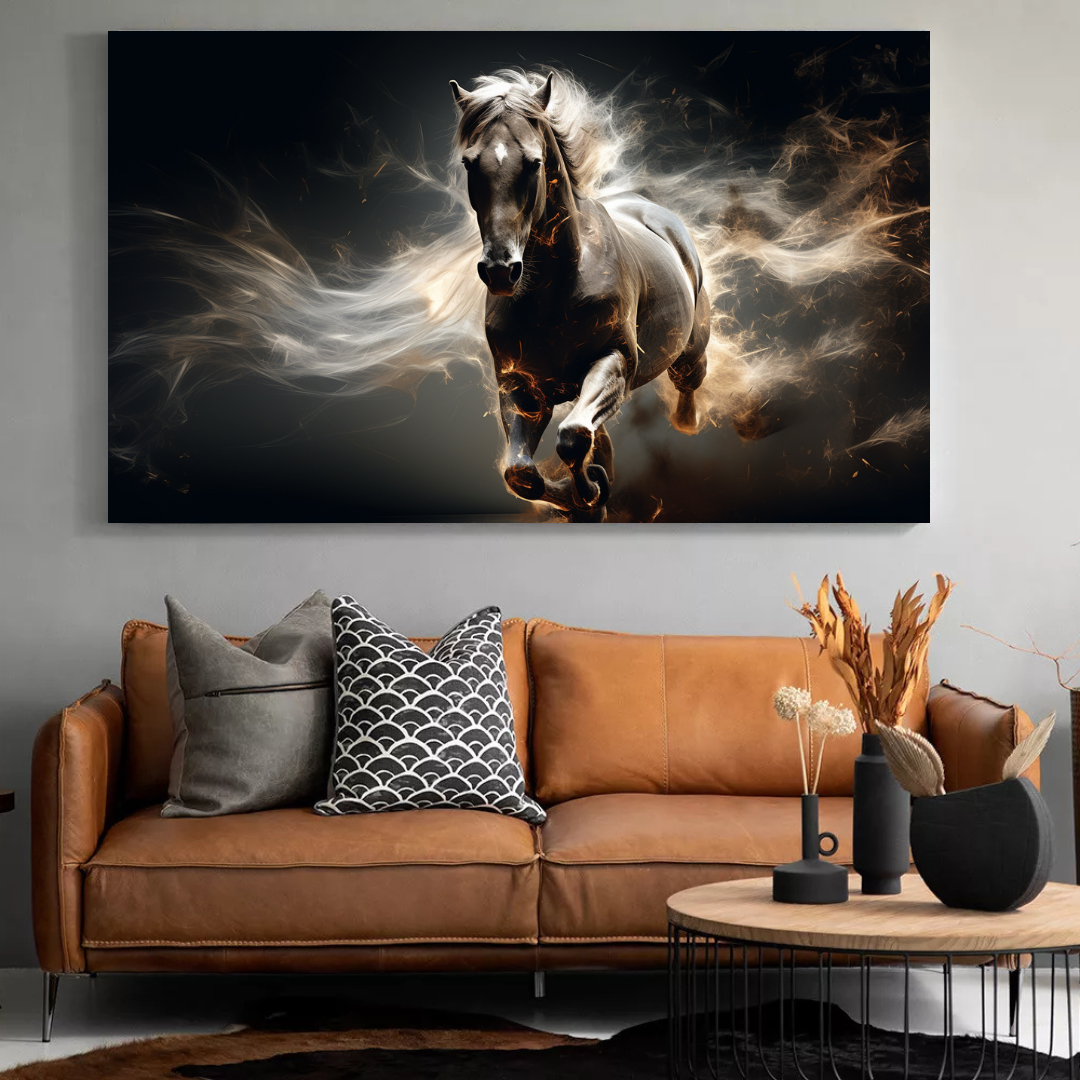 Canvas Wall Art - Horse Creative Art - HD0226 | Shop Today. Get it ...