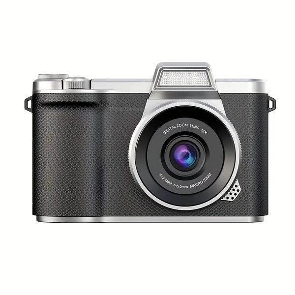 4K Ultra HD Camera with 2.4 Flip Screen 8X Zoom Anti-Shake