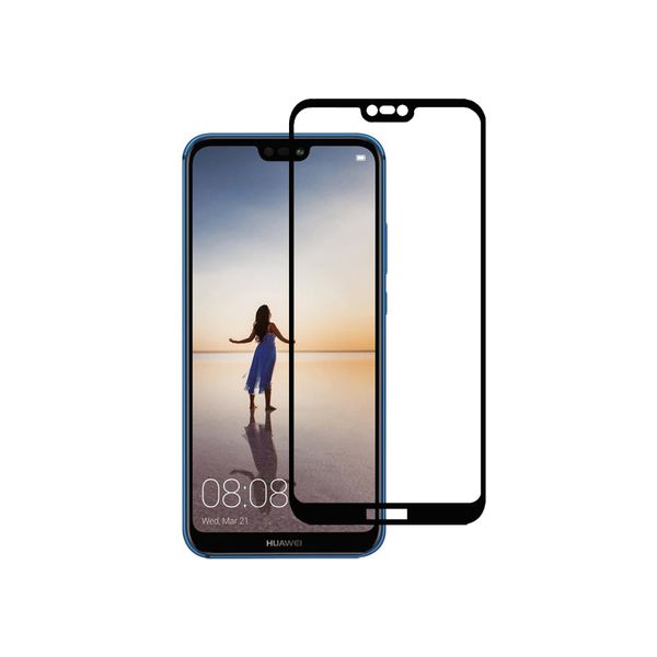 Raz Tech Full Cover Tempered Glass for Huawei P20 LITE/NOVA 3E Image