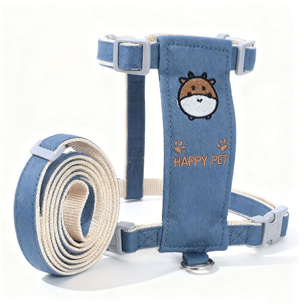 Cat Harness and Leash for Dog Cat Walking Escape Proof Vest Adjustable