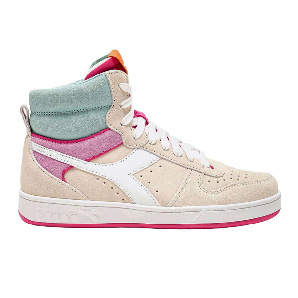 Diadora Magic Basket Mid Suede WN Sneakers - Whisper White/ Surf Spray