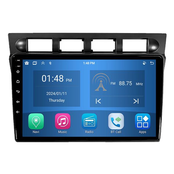 4G+64G Car Radio CarPlay GPS Compatible with Morning Picanto 2007 - 2010