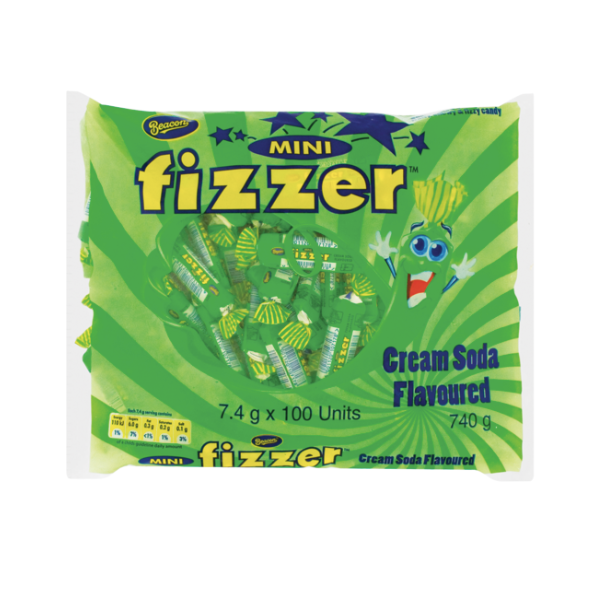 Beacon- 100 Mini Fizzer Cream Soda Flavoured Sweets 2 X 740g | Shop ...