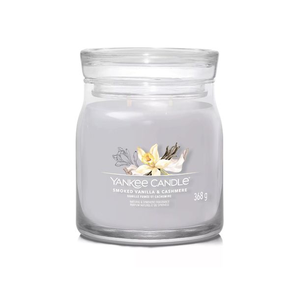 Yankee Candle - Signature Medium Smoked Vanilla &amp; Cashmere