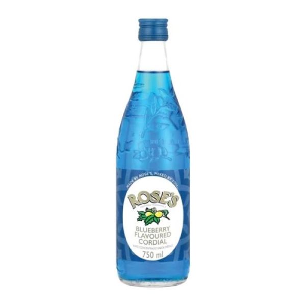 Roses Blueberry Cordial 24 x 750ml