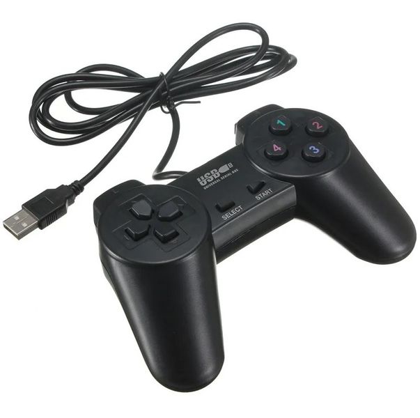Double Shock 2 - USB Gaming Controller with 1.0 &amp; 2.0 Compatibility -Black