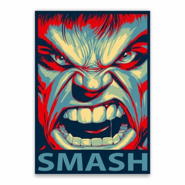 Hulk Smash Poster - A1