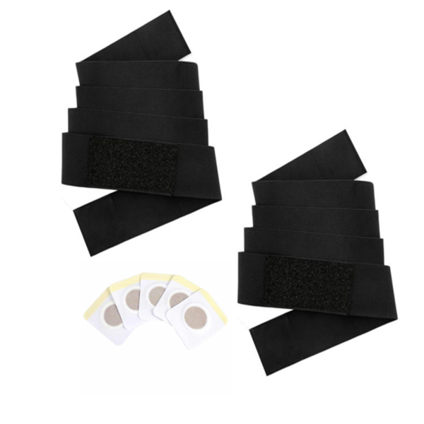 4m Waist Bandage Tummy Wrap Belt - Pack of 2 &amp; 10x Slim Patch - Combo
