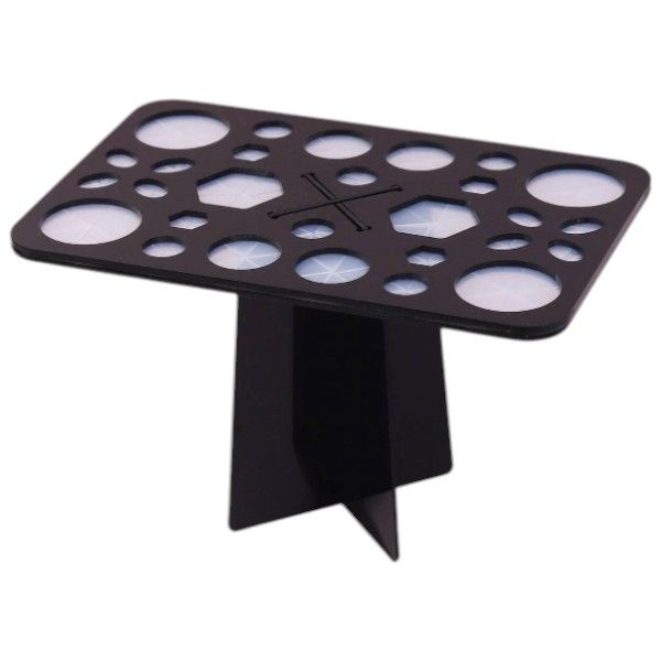 Drying Rack Stand For Makeup Brushes - Black