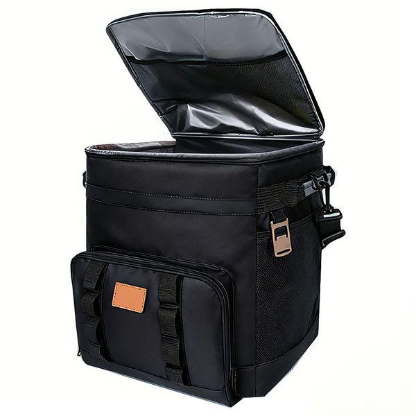 35L Insulated Backpack Cooler-60 Cans with Tie Rod &amp;Wheeled Cooler Backpack