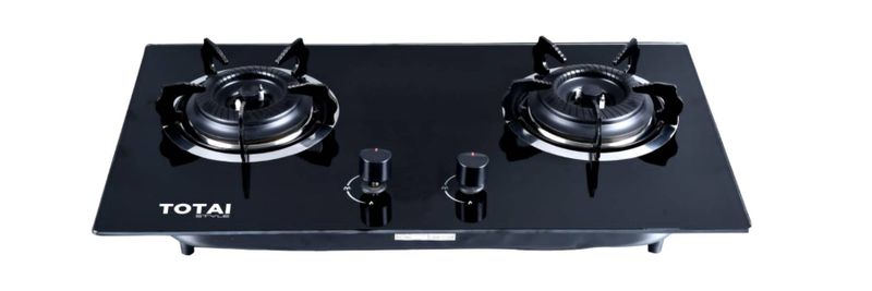 Totai 2 Plate Glass Gas Burner - 26/GOG2BNR