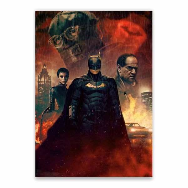 The Batman And Villains Poster - A1