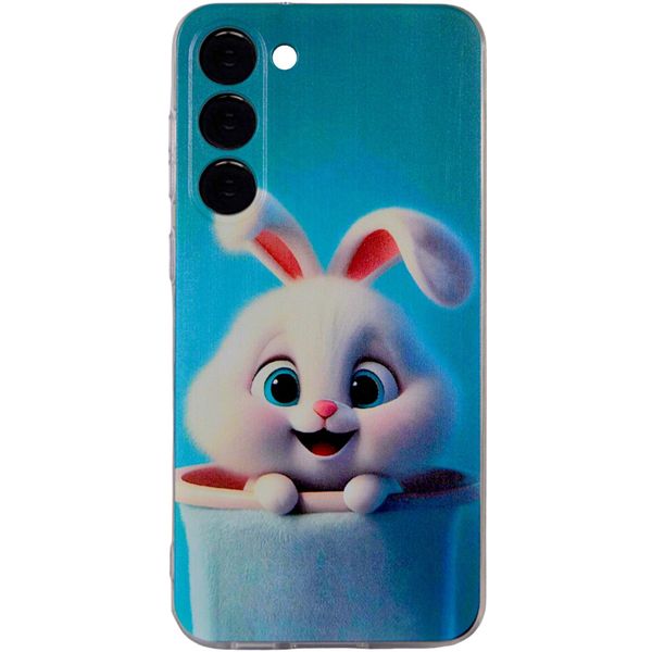 Turquoise - Phone Case with Happy Bunny &amp; Pro Camera - Samsung S23+