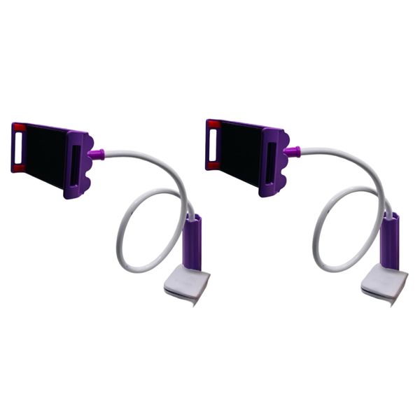 Desktop &amp; Bedside Phone Holder Set - Hands-Free &amp; Durable