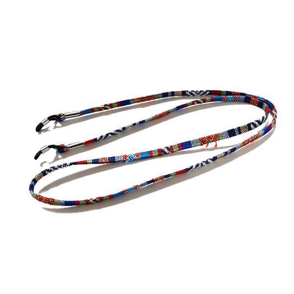 Pou Ethnic Style Eyewear Strap - Equatorial Blue