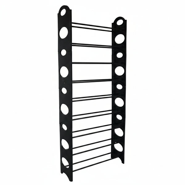 Nordic 10 Tier Round Shoe Rack for 30 Pairs - Space-Saving Design