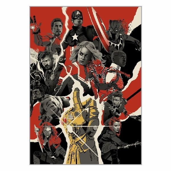 Marvel Characters Collage Poster - A1
