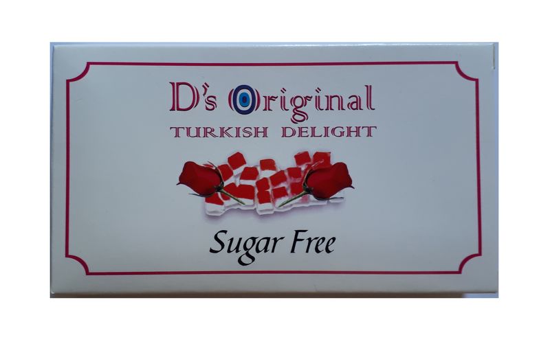 Sugar Free Rose Turkish Delight 12 x 125 gr