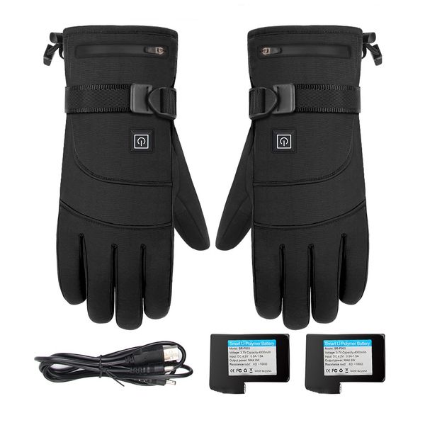 Electric Touch Screen Waterproof Heated Gloves | Rechargeable