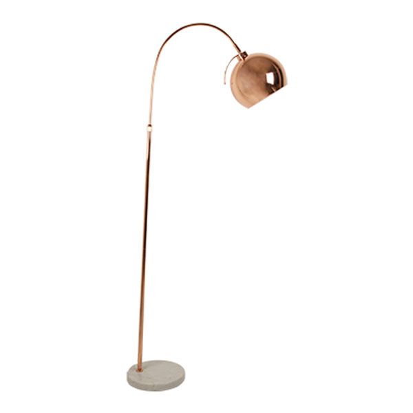 Radiant Studio Floor Light Copper with Marble base 1xE27