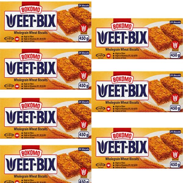 Bokomo Weet-Bix Wholegrain Wheat Biscuits - 7 x 450g