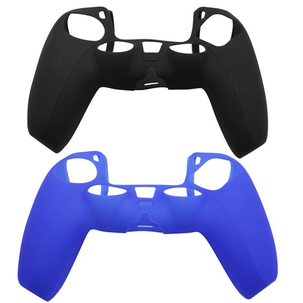 Unibright Silicone Covers (Pack of 2) Black and Blue for PS5
