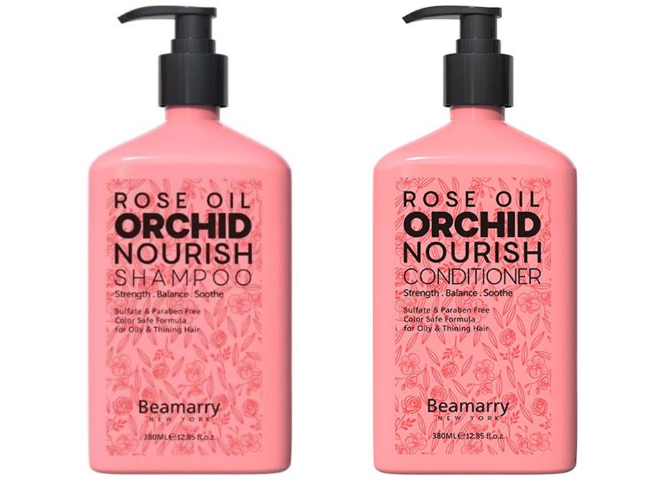 Beamarry Rose Oil Orchid Nourish Shampoo & Conditioner 380ml