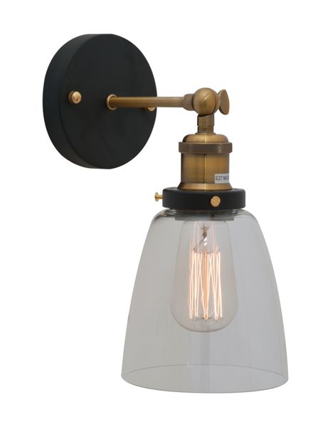 Eurolux Wall Light Farmhouse 140mm Antique Brass